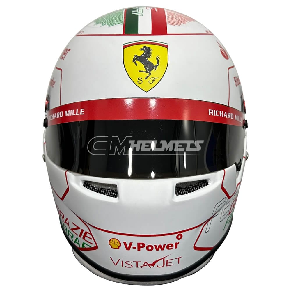 CHARLES LECLERC 2023 ABU DHABI GP F1 REPLICA HELMET FULL SIZE CM Helmets