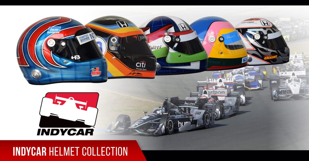 indycar helmet collection